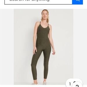 Old Navy Forest Green Jumpsuit